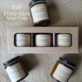 Fall Festivities Mini Candle Trio