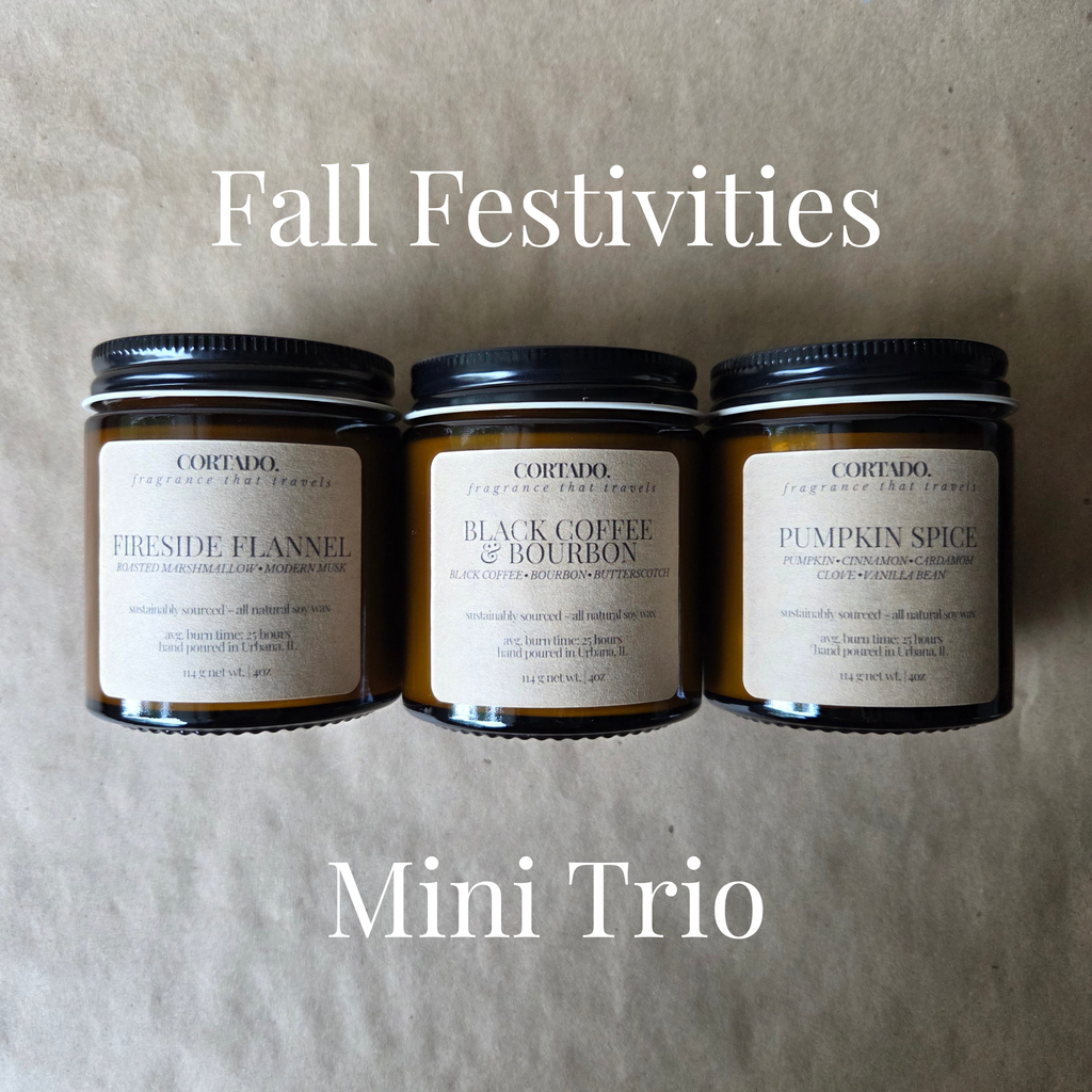 Fall Festivities Mini Candle Trio