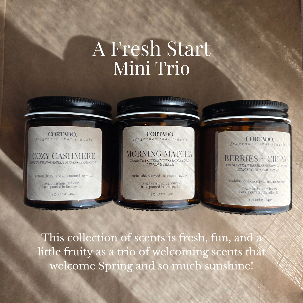 Fresh Start Mini Candle Trio