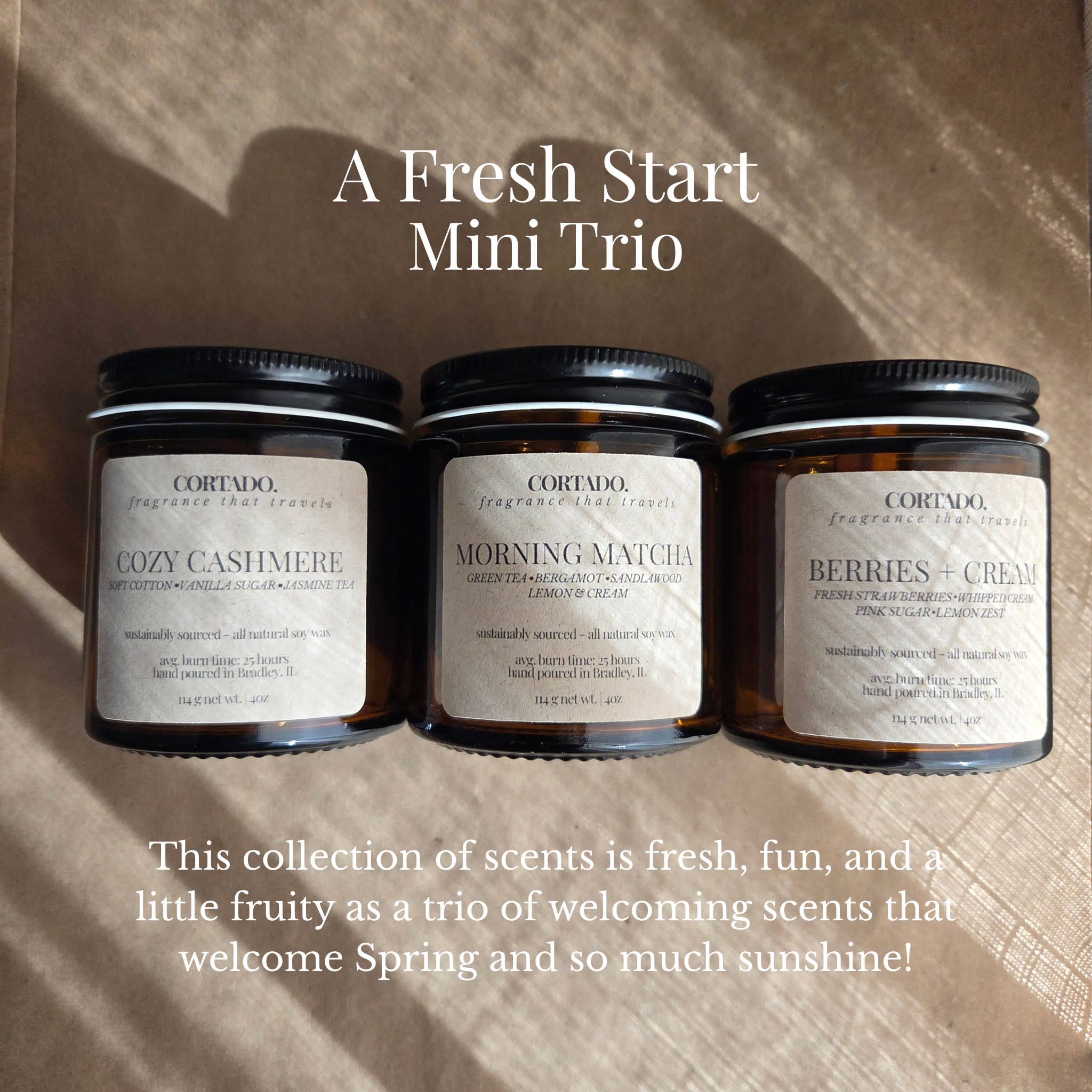 Fresh Start Mini Candle Trio