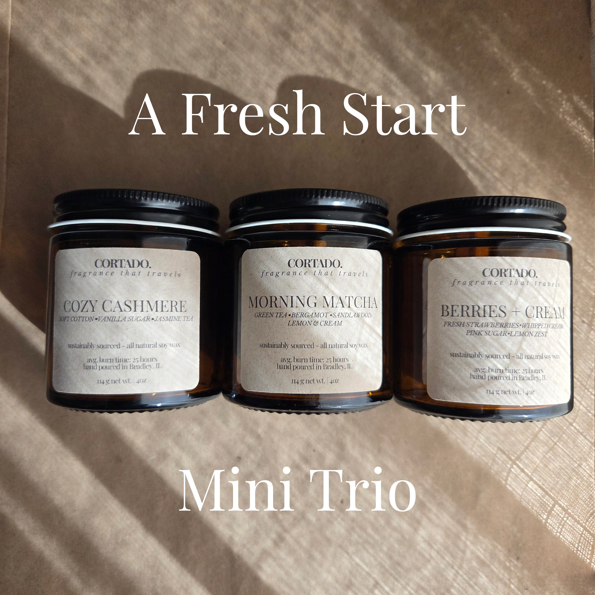 Fresh Start Mini Candle Trio