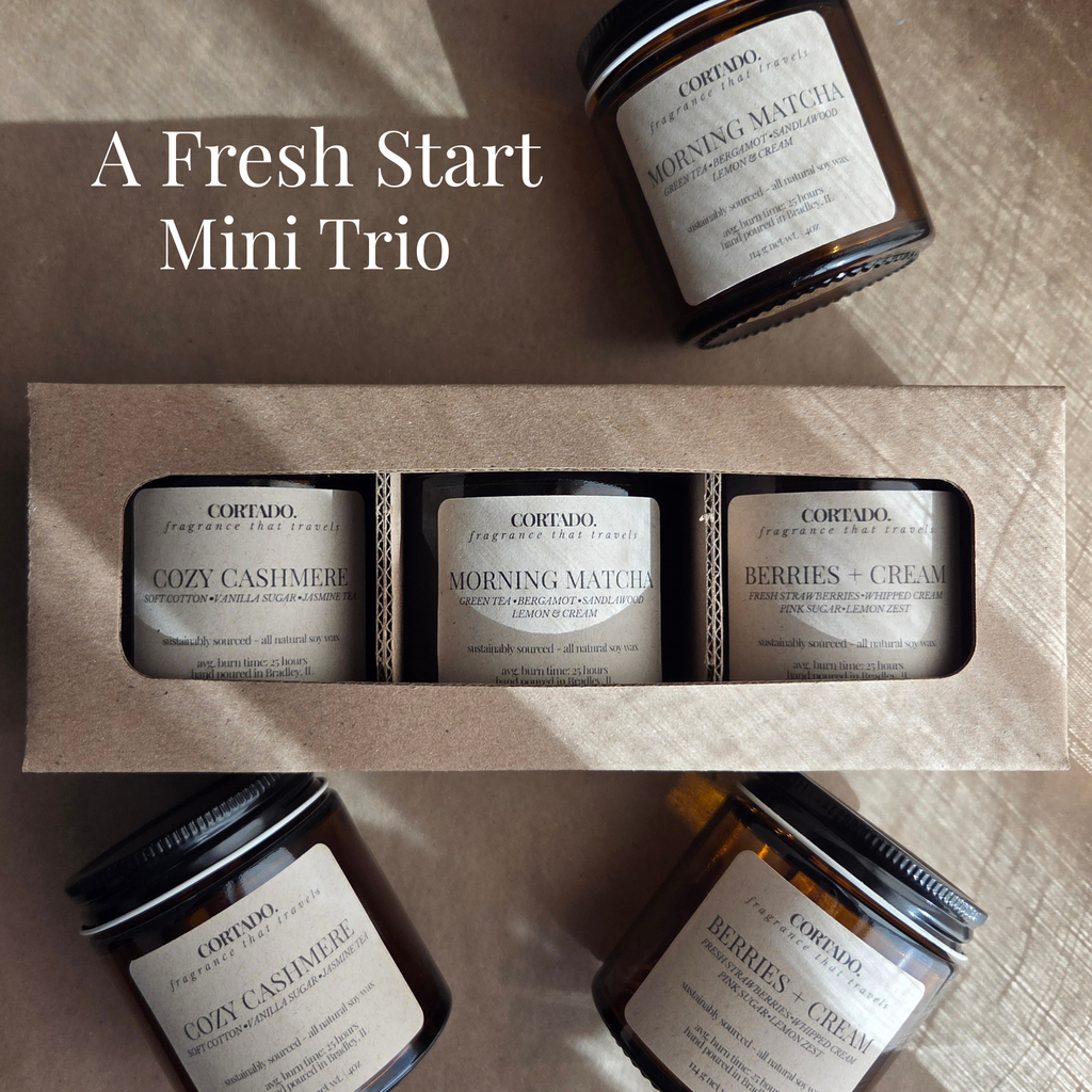 Fresh Start Mini Candle Trio