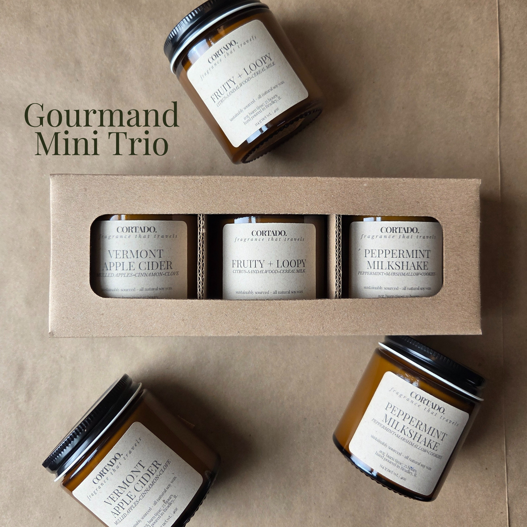 Gourmand Mini Candle Trio