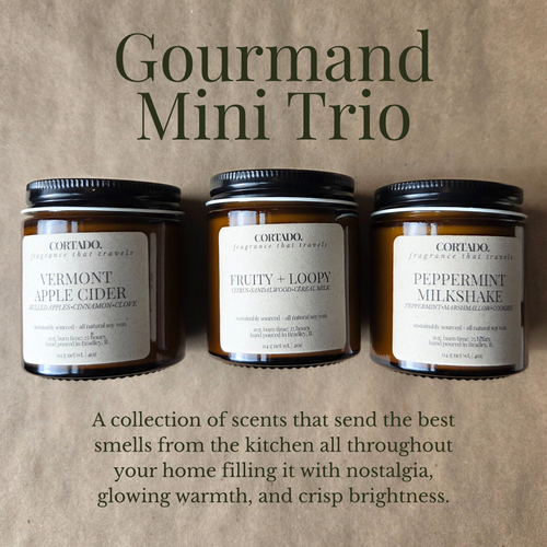 Gourmand Mini Candle Trio